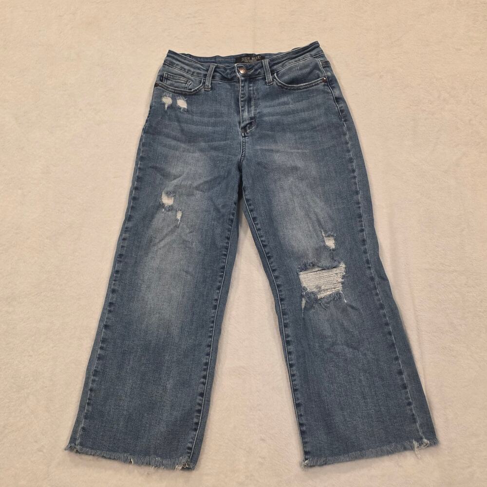 Judy Blue Women’s Size 5 Distressed Flare Jeans